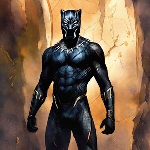 Black Panther 13x19" Fine Art Print - only 6 signed and numbered prints made